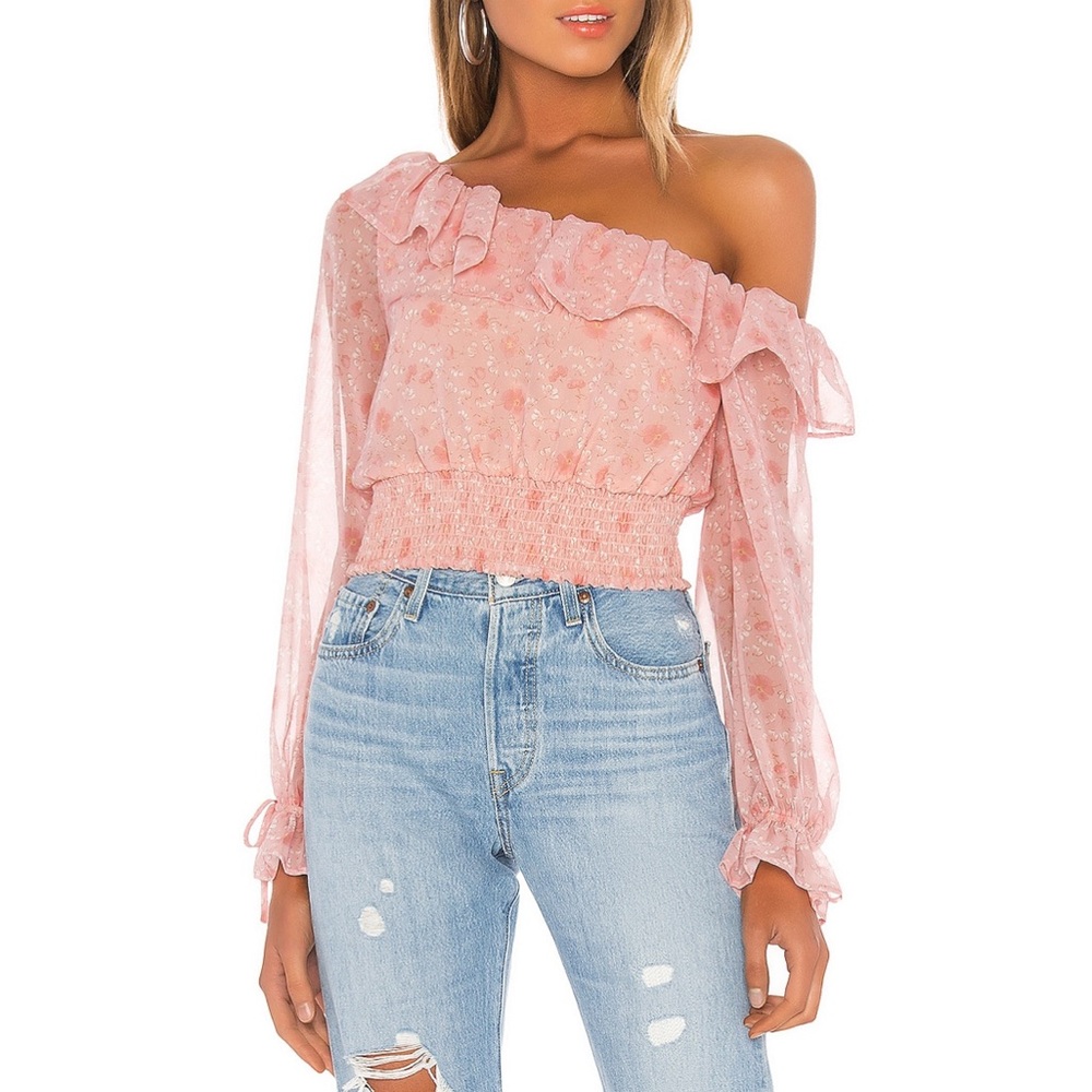 Lovers and Friends Juliette Top in Pink Gabriela Floral